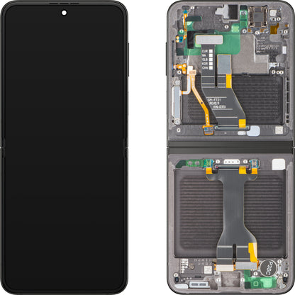Display sa Touchscreenom Samsung Galaxy Z Flip5 F731, sa Ramom, Sub Inner, Sivi, Service Pack GH82-31827E