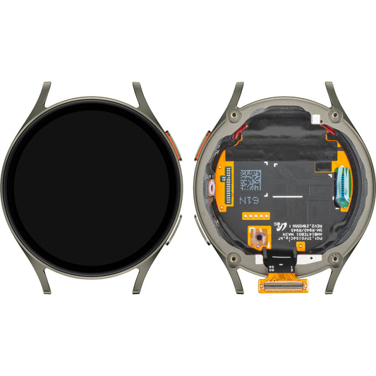Ekran sa ekranom osetljivim na dodir Samsung Galaxy Watch7 44mm, sa ramom, BT verzija, zelena, Service Pack GH97-29845A