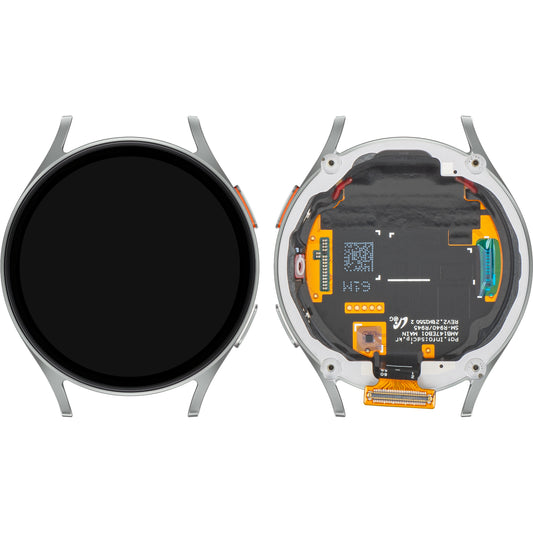 Display sa ekranom osetljivim na dodir Samsung Galaxy Watch7 44mm, sa ramom, BT verzija, srebrna, Service Pack GH97-29845C
