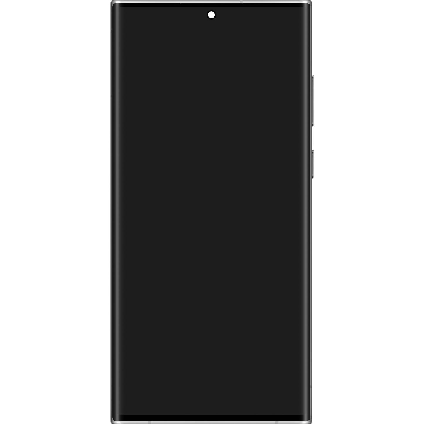 Touchscreen Display Samsung Galaxy S22 Ultra 5G S908, with Frame, White, Service Pack GH82-27488C