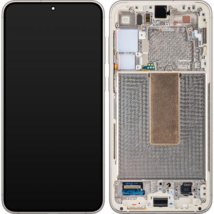 Ekran sa Touchscreen-om Samsung Galaxy S23+ S916, sa Ramom, Bela (Krem), Service Pack GH82-30476B
