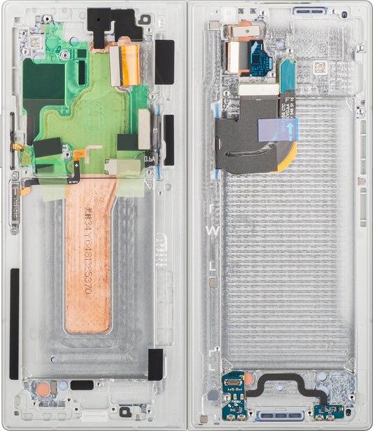 Display sa ekranom osetljivim na dodir Samsung Galaxy Z Fold6 F956, sa ramom, Sub Inner, bela, Service Pack GH82-35042E