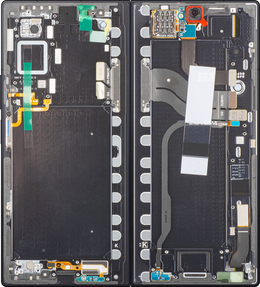 Ekran sa Touchscreen-om Samsung Galaxy Z Fold7 F966, sa Ramom, Sub Inner, Crna (Jet Black), Service Pack GH82-37548C