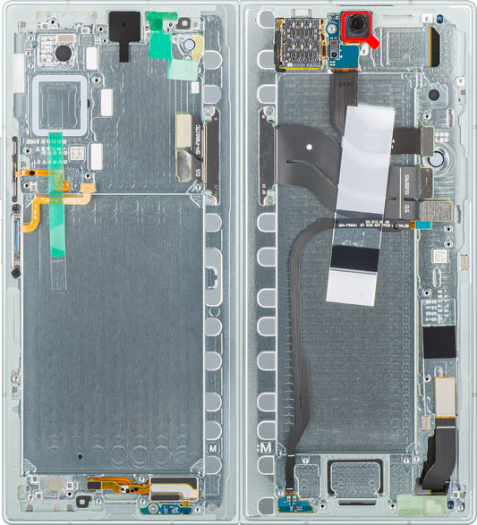 Ekran sa Touchscreen-om Samsung Galaxy Z Fold7 F966, sa Ramom, Sub Inner, Zelena (Mint), Service Pack GH82-37548D