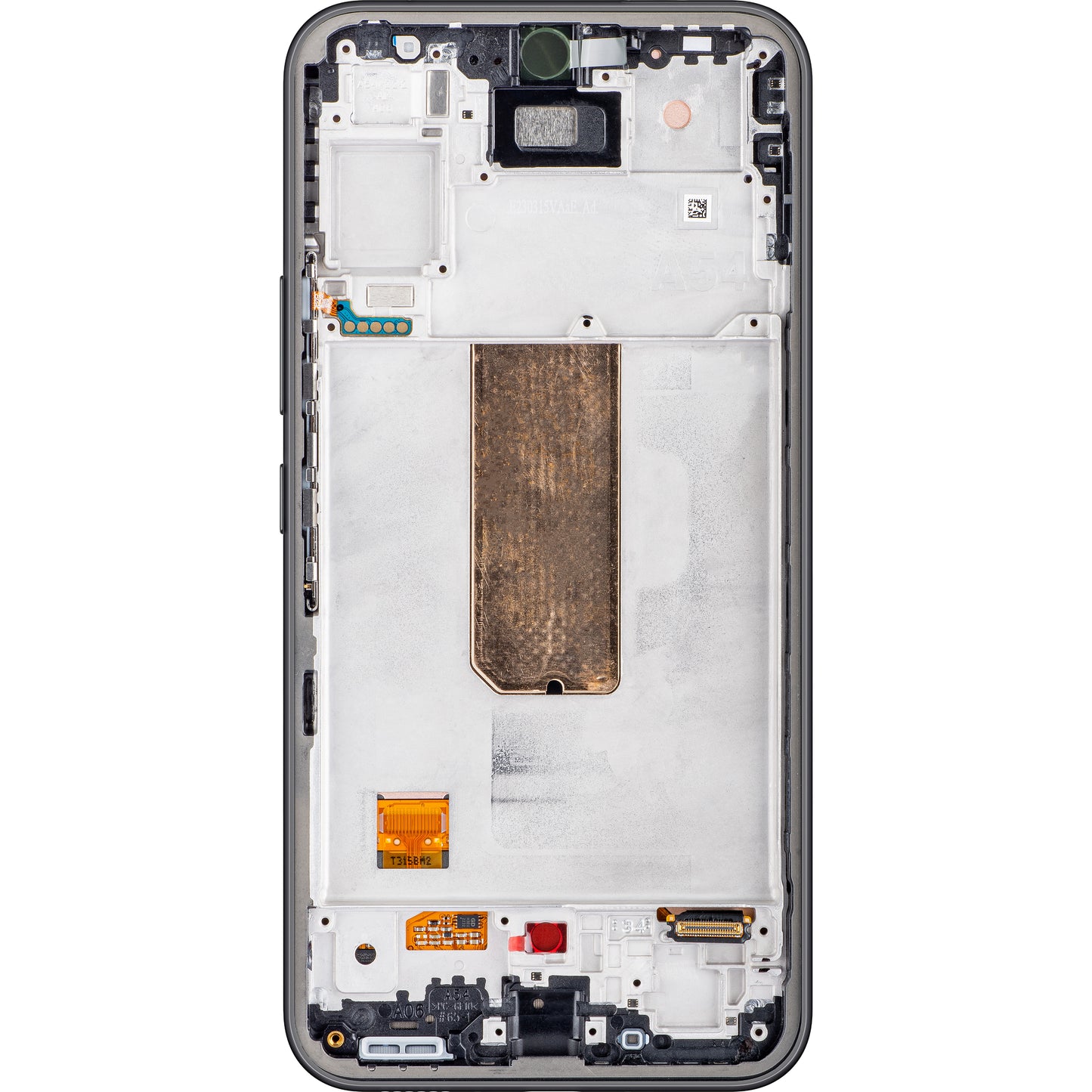 Zaslon s dodirnim ekranom Samsung Galaxy A54 A546, s okvirom, crni (grafit), paket za servis GH82-31231A