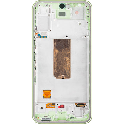 Touchscreen Display Samsung Galaxy A54 A546, with Frame, Lime Green, Service Pack GH82-31231C
