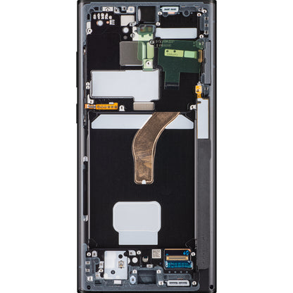 Samsung Galaxy S22 Ultra 5G S908 Touchscreen Display Samsung Galaxy S22 Ultra 5G S908, with Frame, Sky Blue, Service Pack GH82-27488E