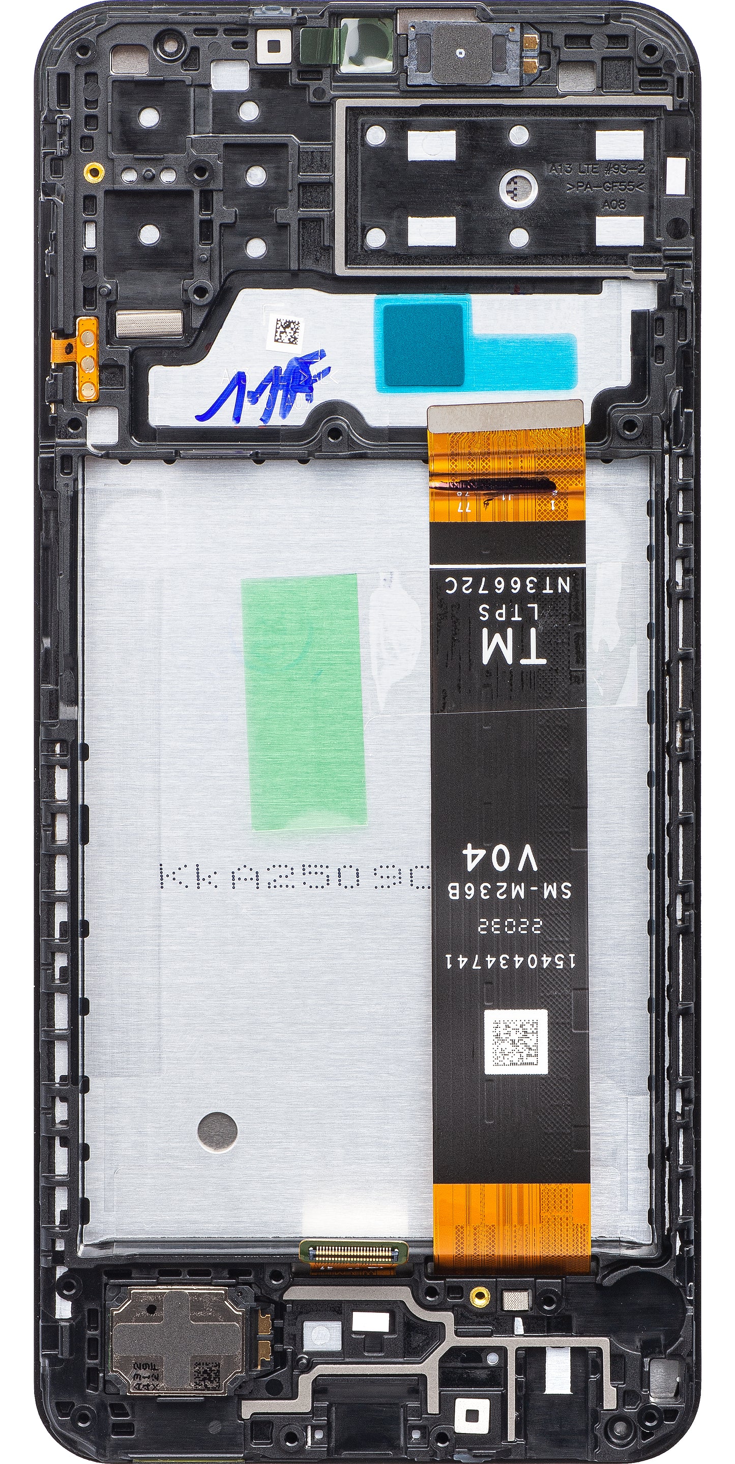 Ekran sa Touchscreen-om Samsung Galaxy A13 A135, sa Ramom, Crni, Refabrikovan GH82-28508A