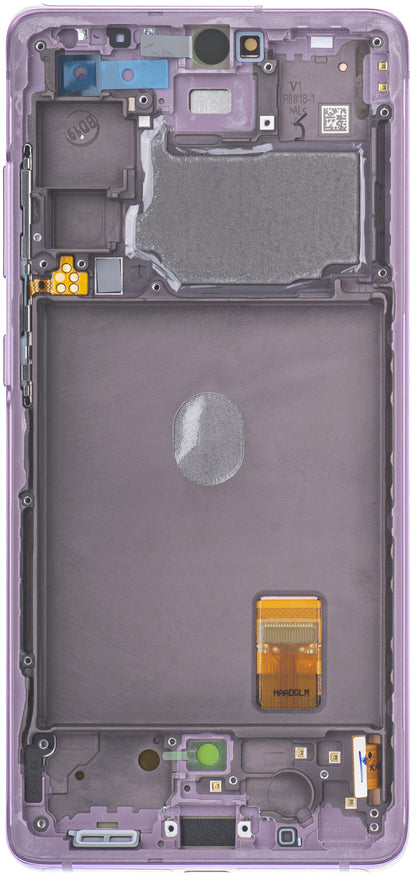 Ekran osetljiv na dodir za Samsung Galaxy S20 FE G780, sa ramom, ljubičasti, Swap GH82-24219C
