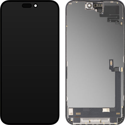 Ekran sa Touchscreen-om i Senzorom Blizine MP kompatibilan sa Apple iPhone 16 Plus, sa Ramom, Verzija Soft OLED FHD Dijagnostika, Crna