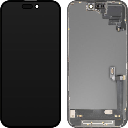 Ekran sa Touchscreen-om i Senzorom Blizine MP kompatibilan sa Apple iPhone 16, sa Ramom, Verzija Soft OLED FHD Dijagnostika, Crna