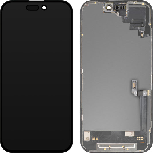 Ekran sa Touchscreen-om i Senzorom Blizine MP kompatibilan sa Apple iPhone 16, sa Ramom, Verzija Soft OLED FHD Dijagnostika, Crna