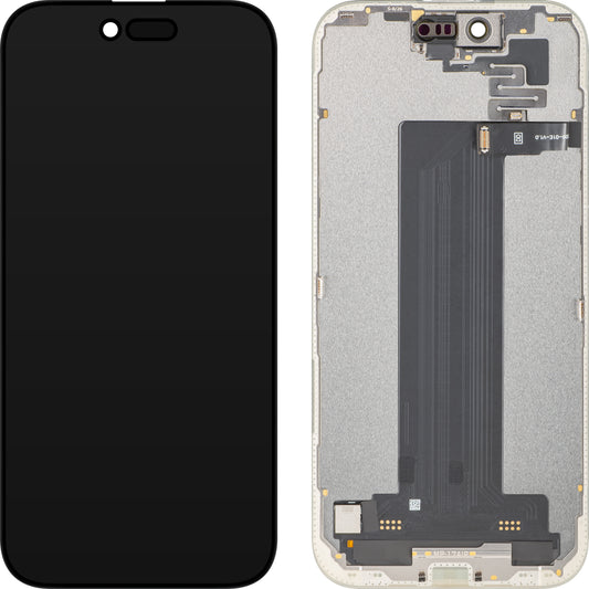 Ekran sa Touchscreen-om i Senzorom Blizine Svetlosti MP kompatibilan sa Apple iPhone 17 Air, sa Ramom, Verzija Soft OLED FHD 120Hz Dijagnostika, Crna