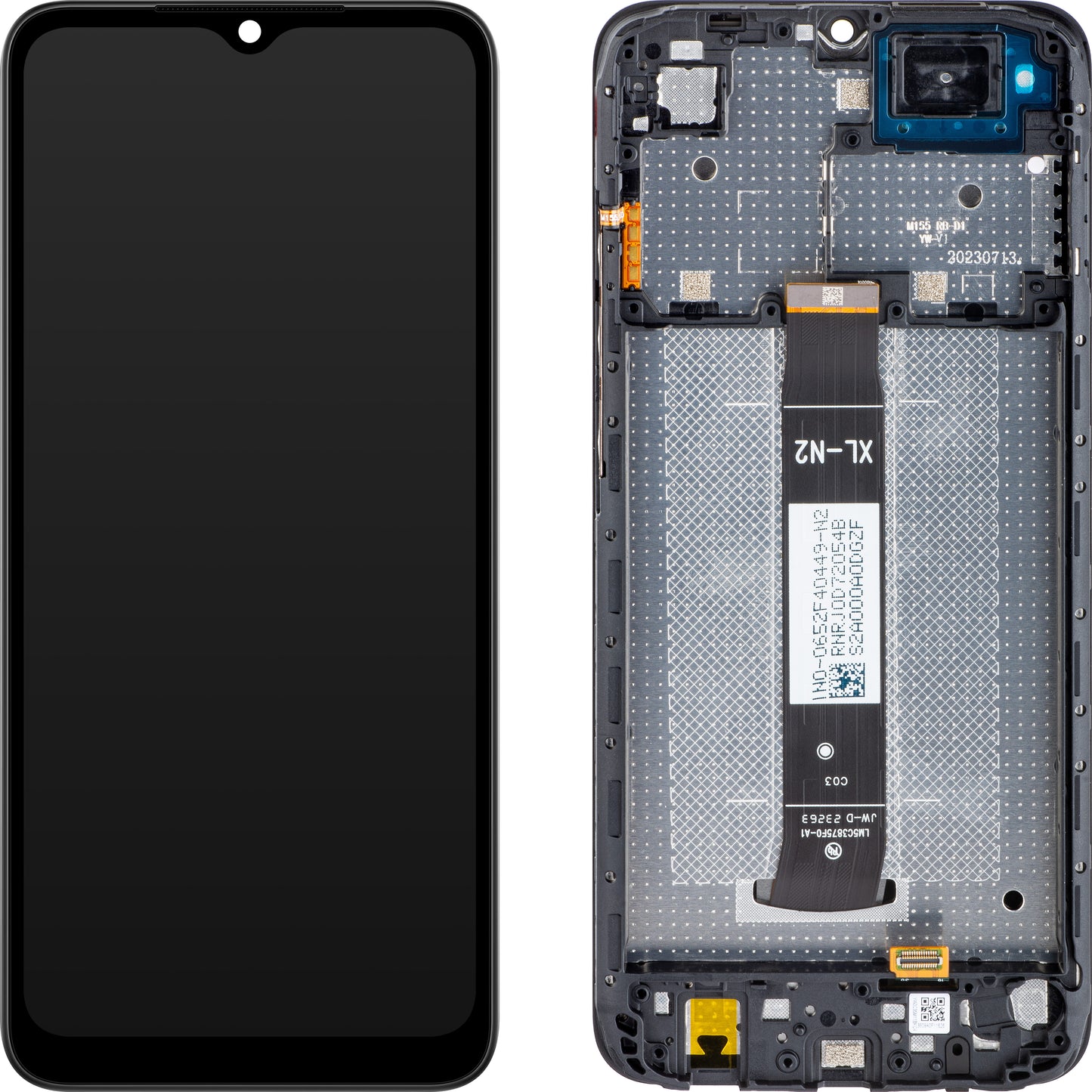 Display sa Touchscreenom Xiaomi Redmi A1+ / A1, sa Ramom, Crni, Service Pack 5600010C3S00