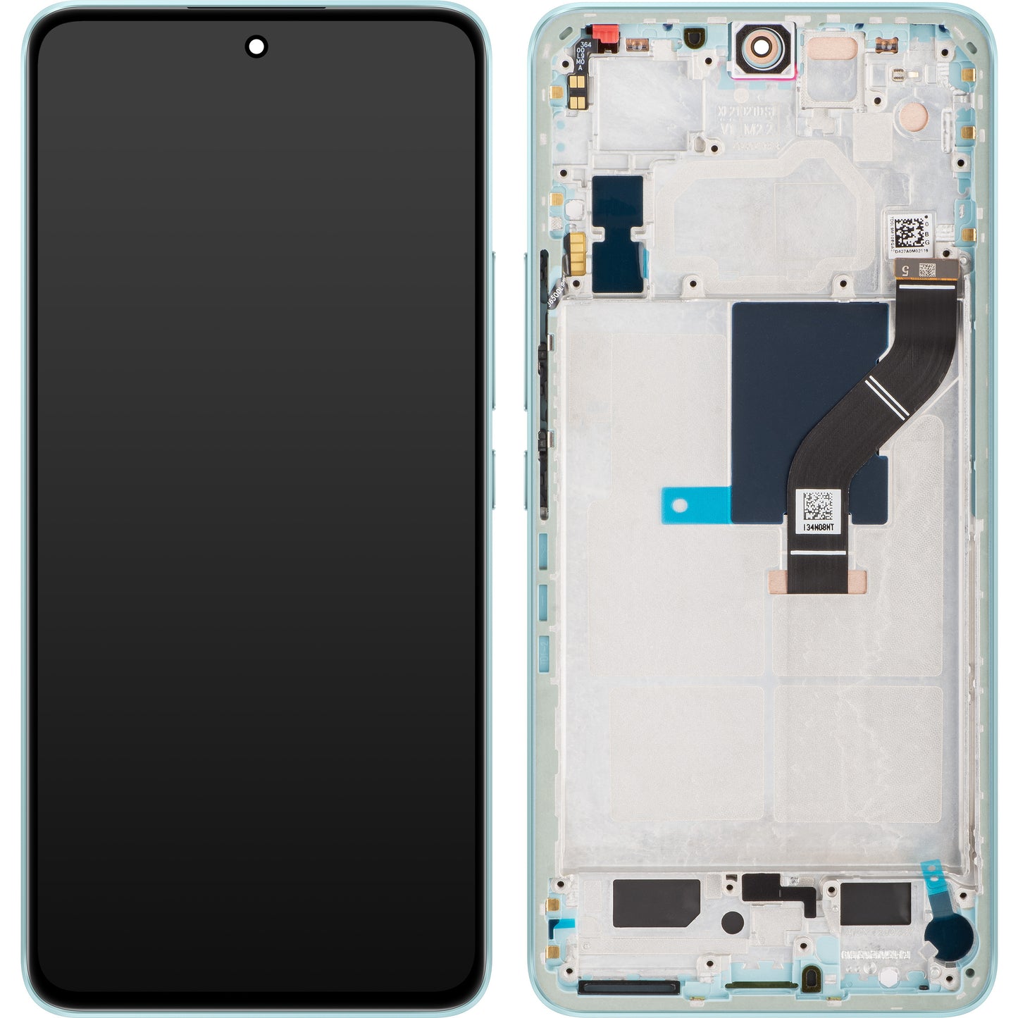 Display sa Touchscreenom Xiaomi 12 Lite, sa Ramom, Zelena (Lite Green), Service Pack 56000500L900