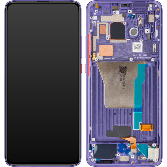 Touchscreen Display Xiaomi Poco F2 Pro, with Frame, Purple (Electric Purple), Service Pack 56000F0J1100 