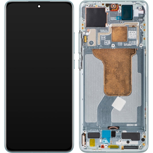 Zaslon s dodirnim ekranom Xiaomi 12S / 12X / 12, s okvirom, zelene boje, paket za servis 56000C00L300