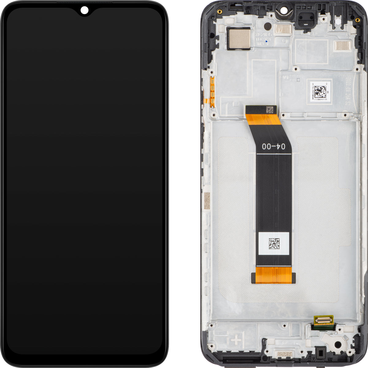 Display sa Touchscreen-om Xiaomi Poco M5 / M4 5G / Redmi 10 5G, sa Ramom, Crni, Service Pack 560005L19P00