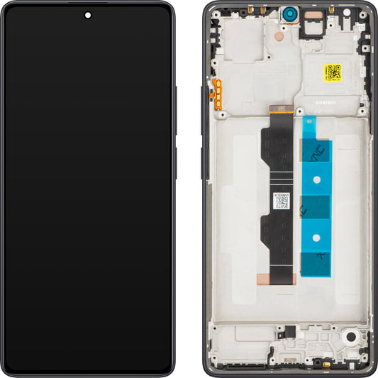 Xiaomi Redmi Note 13 Pro 4G Touchscreen Display Xiaomi Redmi Note 13 Pro 4G, with Frame, Black (Midnight Black), Service Pack 56000300N600 