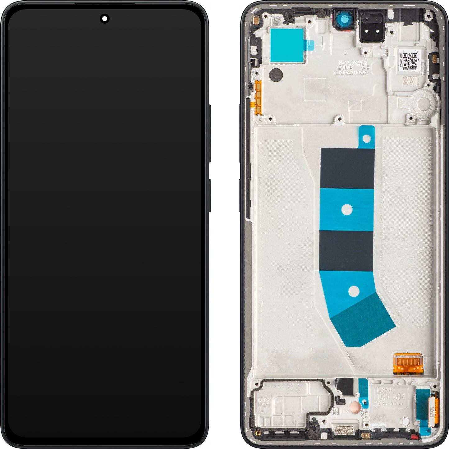 Touchscreen Display Xiaomi Redmi Note 13 4G, with Frame, Midnight Black, Service Pack 56000400N700 