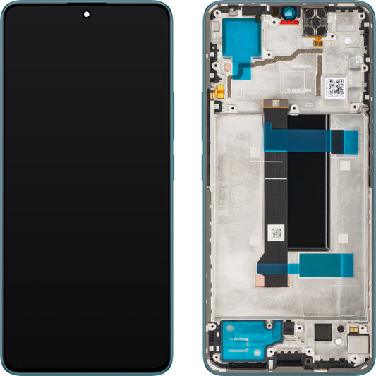 Xiaomi Redmi Note 13 Pro 5G Touchscreen Display, with Frame, Blue (Ocean Teal), Service Pack 5600010N1600 