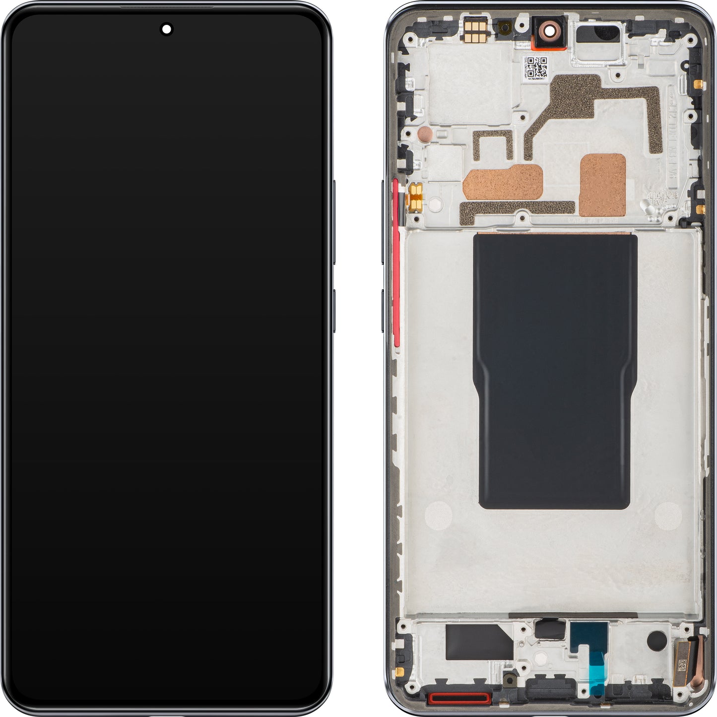 Zaslon s dodirnim ekranom Xiaomi 12T, s okvirom, crni, Service Pack 560003L12A00