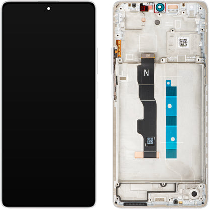 Display sa Touchscreen-om Xiaomi Redmi Note 13 5G, sa Ramom, Beli (Arctic White), Service Pack 5600040N1700
