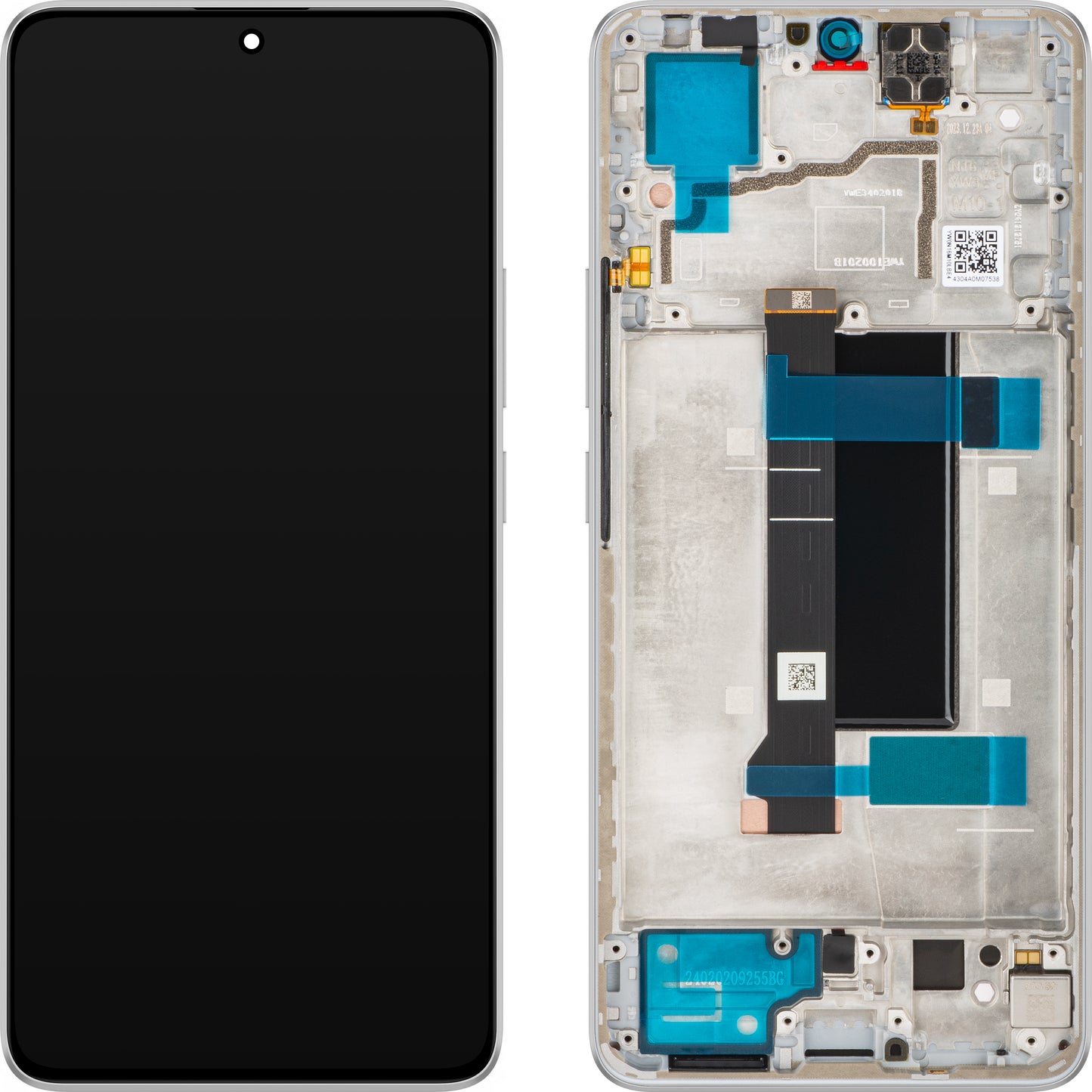 Display sa Touchscreen-om Xiaomi Poco X6 / Redmi Note 13 Pro 5G, sa Ramom, Beli, Service Pack 560001N16P00