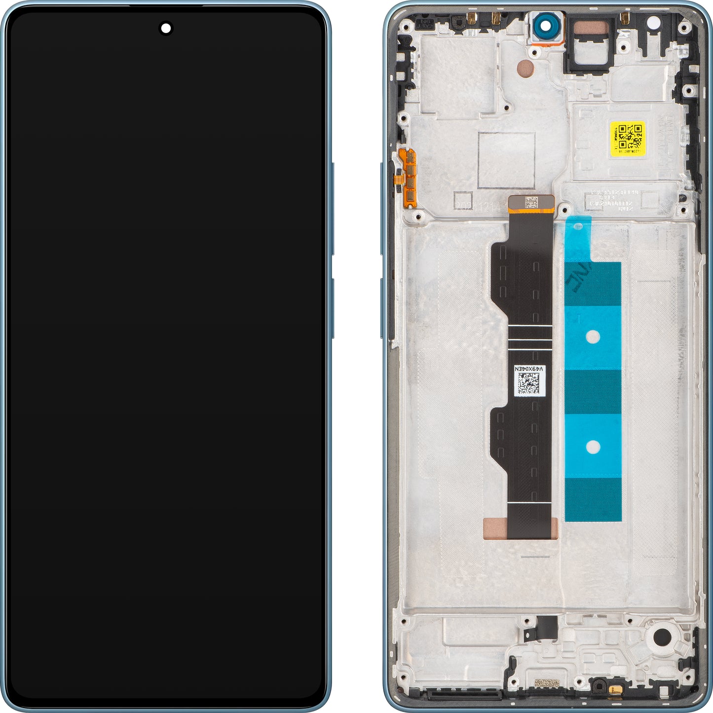 Display sa Touchscreen-om Xiaomi Redmi Note 14S, sa Ramom, Plavi (Ocean Blue), Service Pack 56000100N6R00