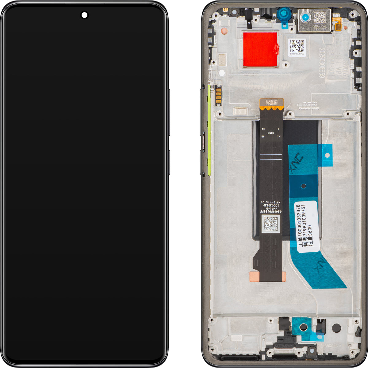Display sa Touchscreen-om Xiaomi Poco X7, sa Ramom, Crni, Service Pack 5600010O16P00