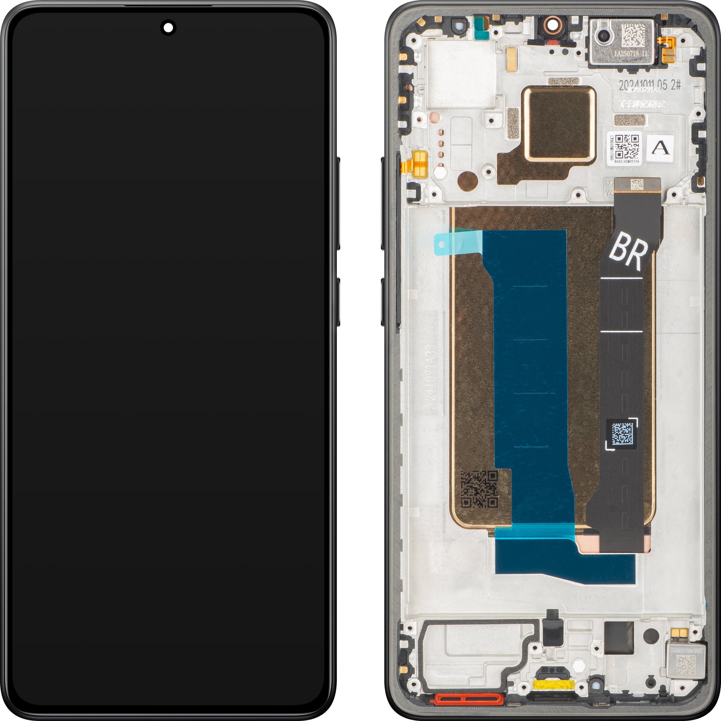 Ekran sa Touchscreen-om Xiaomi Poco X7 Pro, sa Ramom, Crni, Swap 56000300O1000