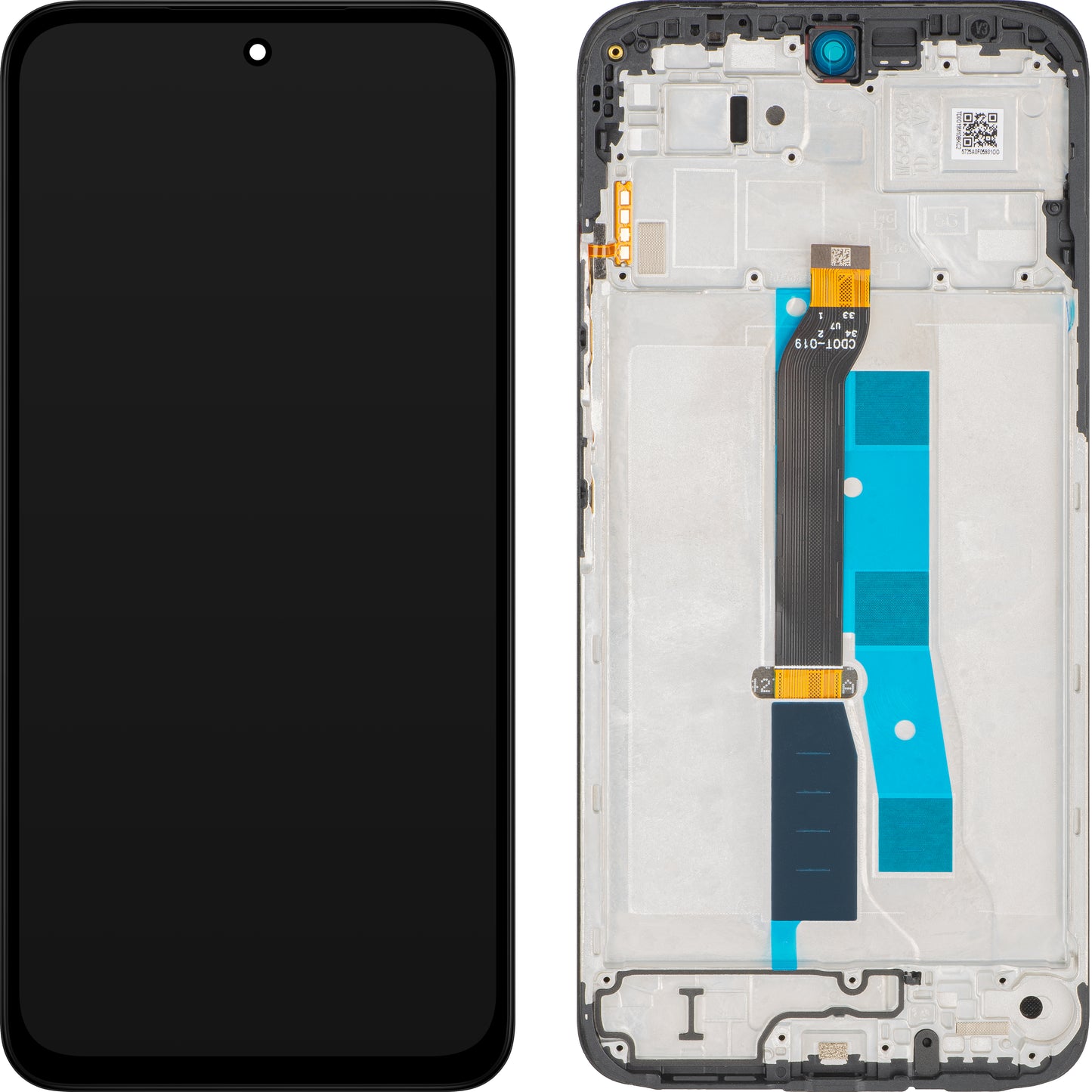 Ekran sa Touchscreen-om Xiaomi Redmi 15 5G, sa Ramom, Crni, Swap 56002500O1900