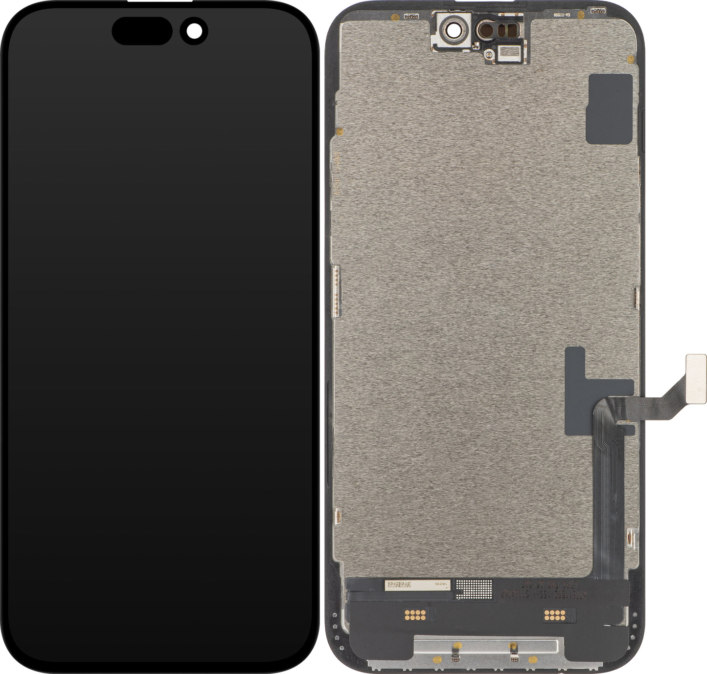 Ekran sa dodirnim ekranom ZY za Apple iPhone 15 Plus, sa ramom, LCD In-Cell IC Movable verzija, Crni