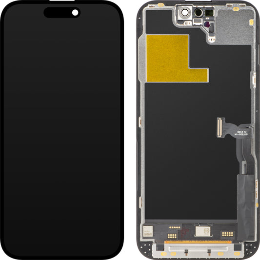 Display sa Touchscreenom ZY za Apple iPhone 14 Pro, sa Ramom, LCD In-Cell IC Movable verzija, Crni
