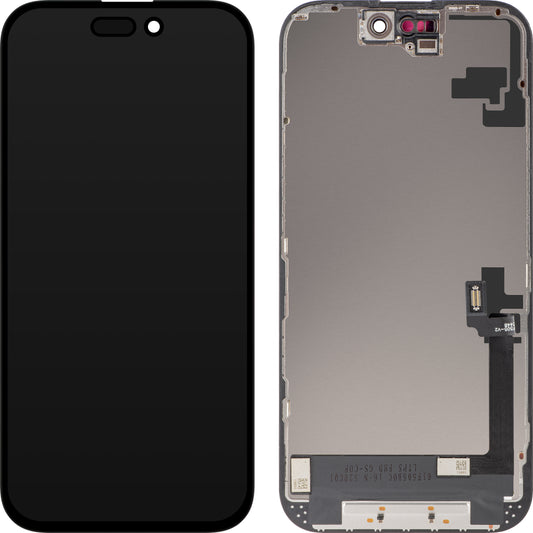 Display sa Touchscreenom ZY za Apple iPhone 16, sa Ramom, LCD In-Cell Verzija, Crni