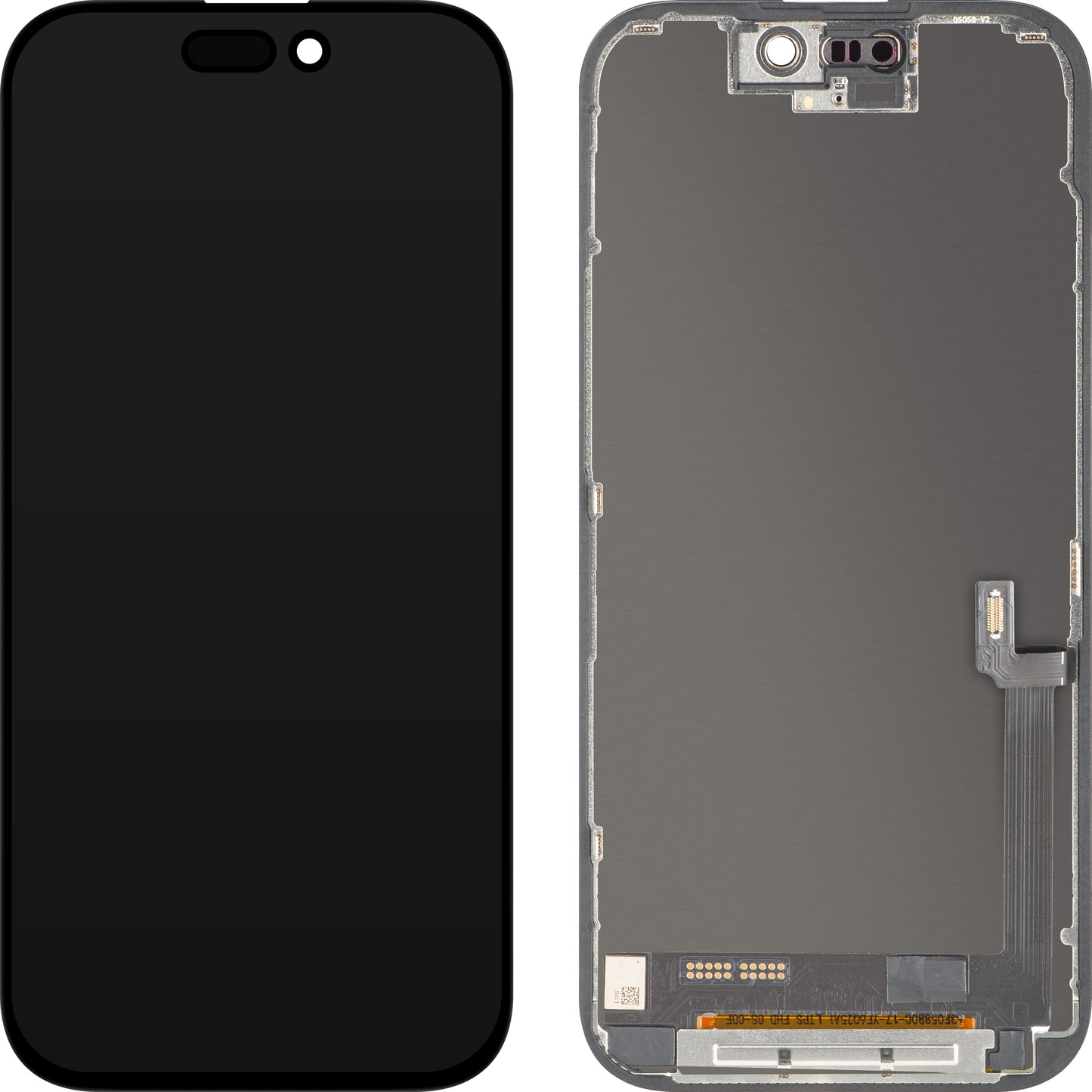 Ekran sa dodirnim ekranom ZY za Apple iPhone 17, sa okvirom, LCD In-Cell IC Movable verzija, Crni