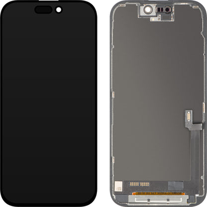 Ekran sa dodirnim ekranom ZY za Apple iPhone 17, sa okvirom, LCD In-Cell IC Movable verzija, Crni