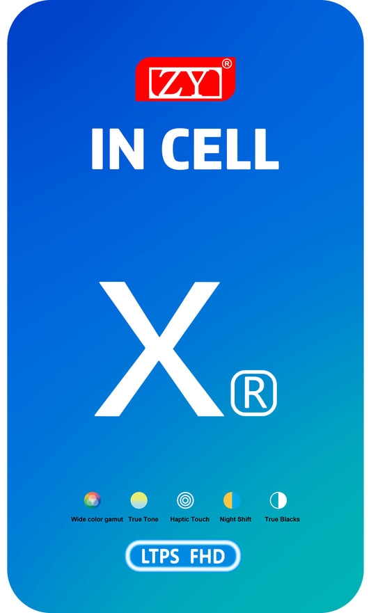 ZY Touchscreen Display for Apple iPhone XR, with Frame, In-Cell LCD Version, Black 