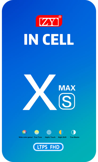 Display sa Touchscreenom ZY za Apple iPhone XS Max, sa Ramom, LCD In-Cell Verzija, Crni
