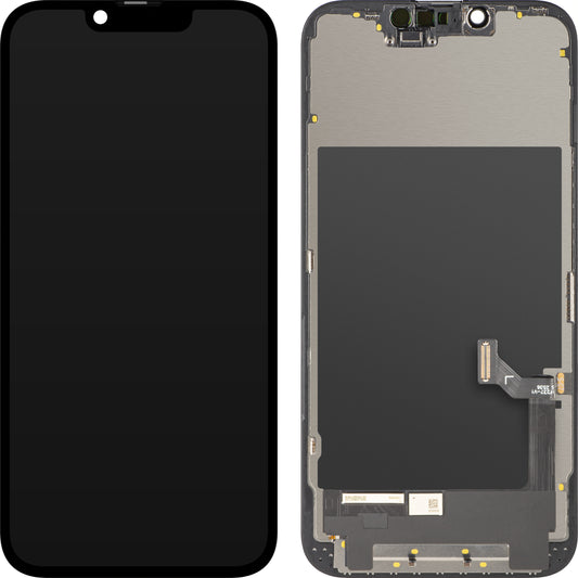 Ekran sa Touchscreen ZY za Apple iPhone 17e / 16e, sa Ramom, Verzija LCD In-Cell IC Movable, Crna