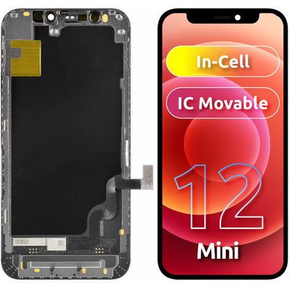 Display sa Touchscreenom ZY za Apple iPhone 12 mini, sa Ramom, LCD In-Cell Verzija, Crni
