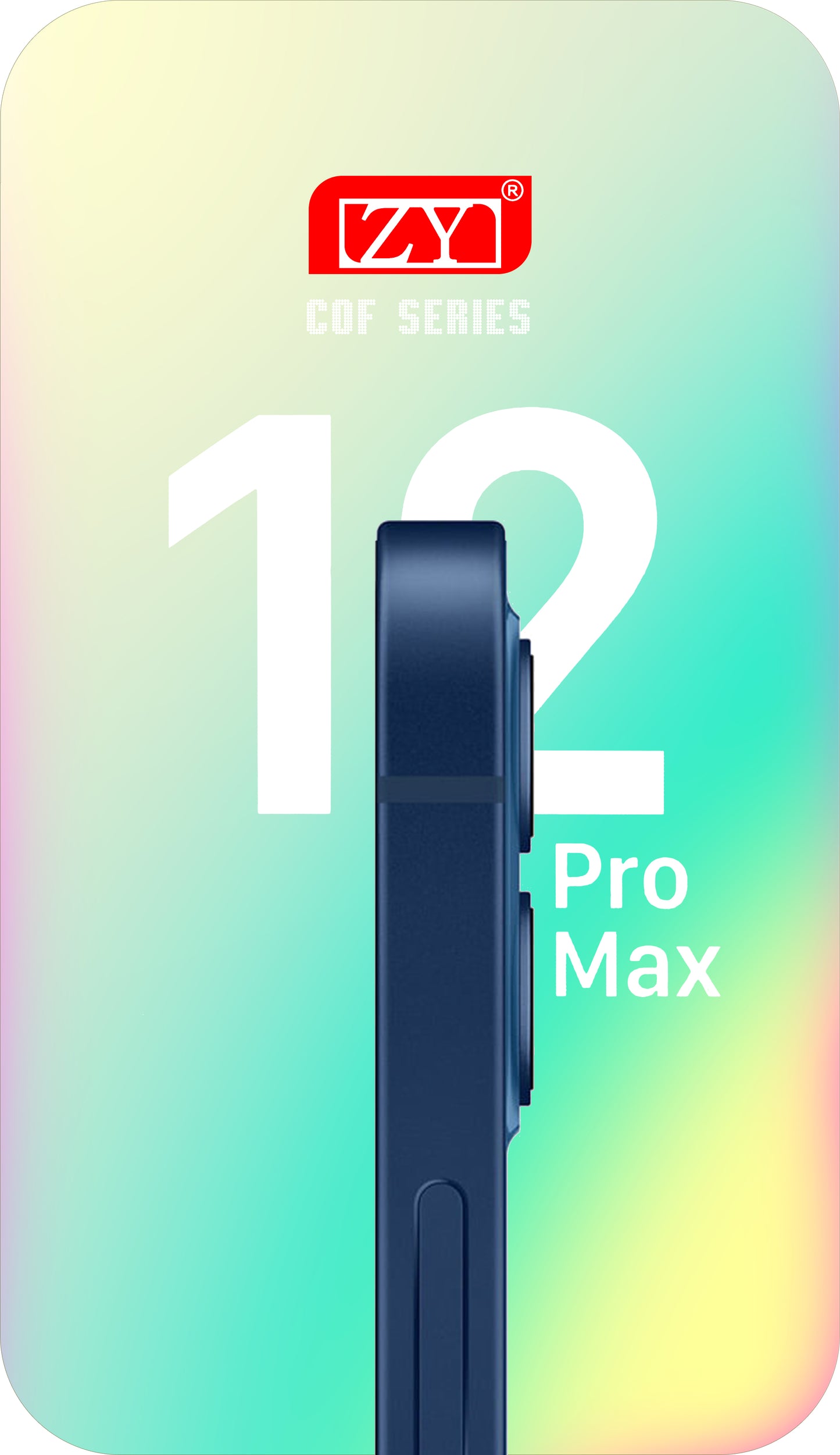 Display sa Touchscreenom ZY za Apple iPhone 12 Pro Max, sa Ramom, LCD In-Cell IC Movable verzija, Crni