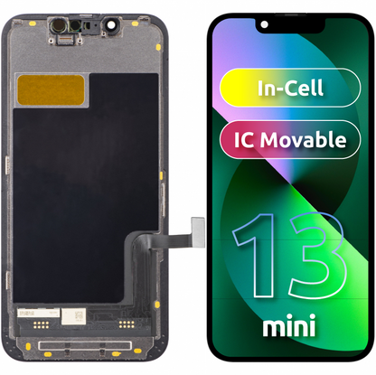 Display sa Touchscreenom ZY za Apple iPhone 13 mini, sa Ramom, LCD In-Cell IC Movable verzija, Crni