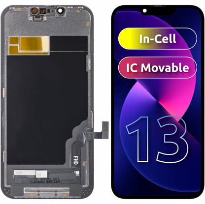 Display sa Touchscreenom ZY za Apple iPhone 13, sa Ramom, LCD In-Cell IC Movable verzija, Crni