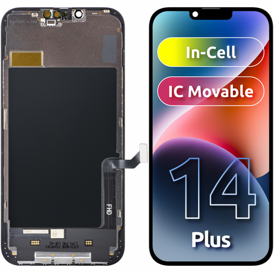 Display sa Touchscreenom ZY za Apple iPhone 14 Plus, sa Ramom, LCD In-Cell IC Movable verzija, Crni