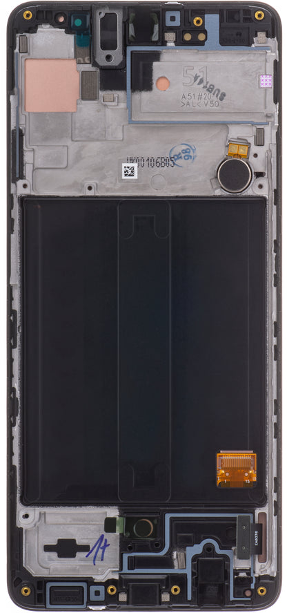 Display sa Touchscreen-om Samsung Galaxy A51 A515, sa Ramom, Crni, Service Pack GH82-21669A