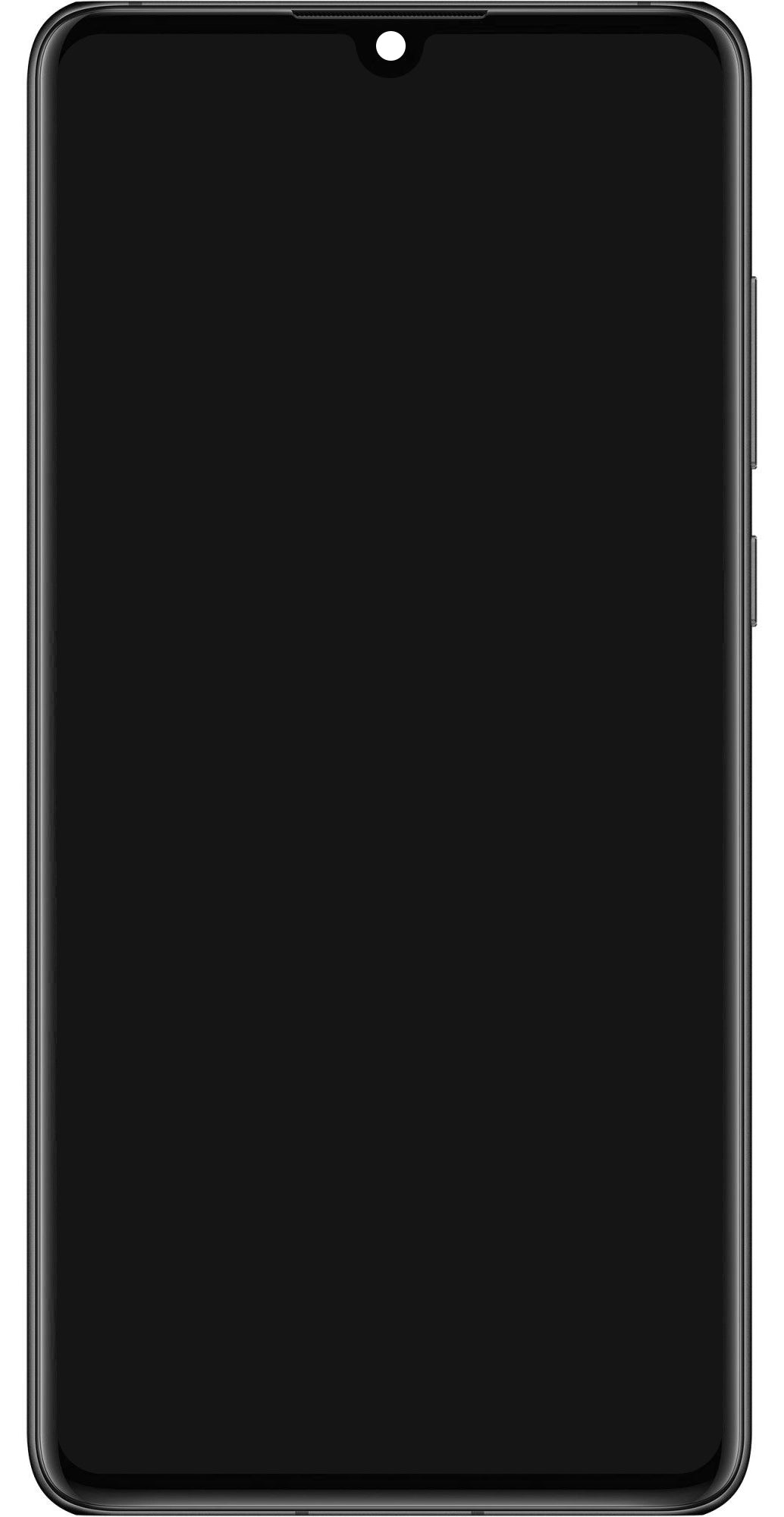 Display s dodirnim zaslonom Huawei P30, s okvirom i baterijom, crni, Service Pack 02354HLT