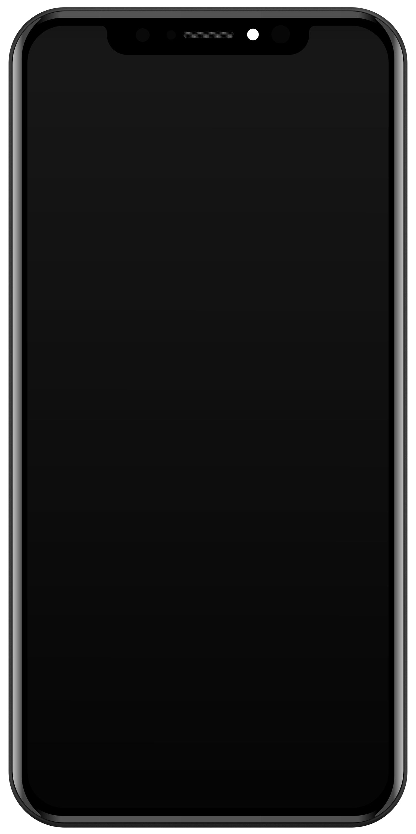 Display sa Touchscreenom JK za Apple iPhone X, sa Ramom, LCD In-Cell Verzija, Crni