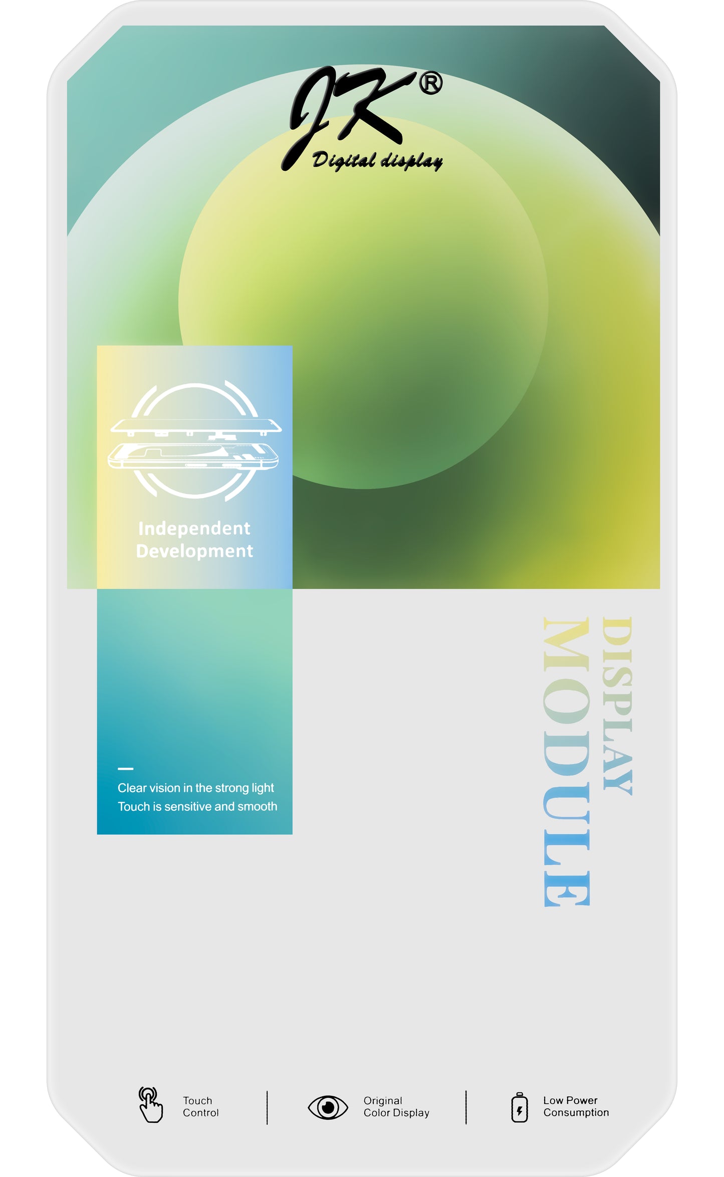 Display sa Touchscreenom JK za Apple iPhone XS, sa Ramom, LCD In-Cell Verzija, Crni