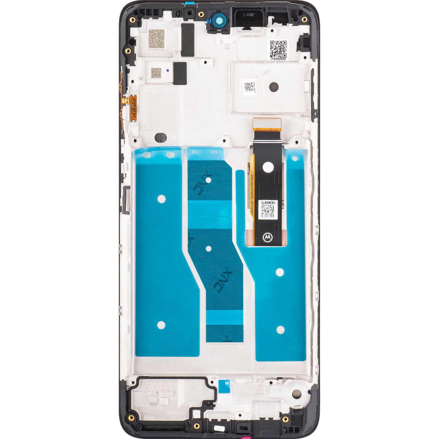 Motorola Moto G82 Touchscreen Display with Touchscreen, with Frame, Gray, Service Pack 5D68C20864
